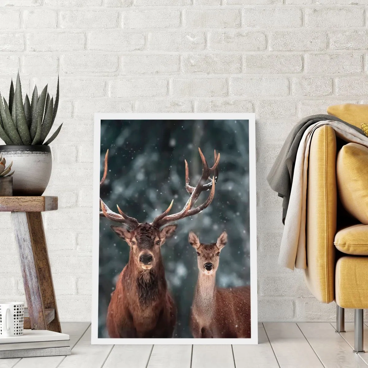 Poszter - Az erdő ura a feleségével - 61x91 cm