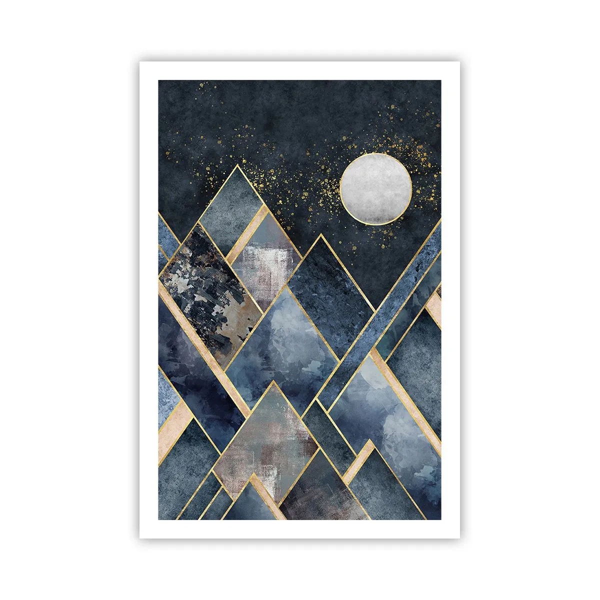 Poszter - Geometriai táj - 61x91 cm