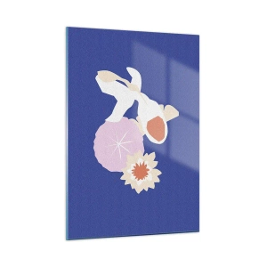 Üveg kép - Virágok és bimbók kompozíciója - 50x70 cm