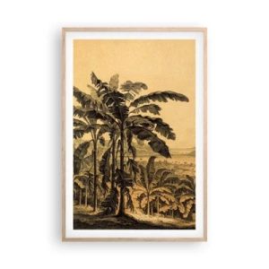 Poszter világos tölgy keretben - Gyarmati klímában - 61x91 cm