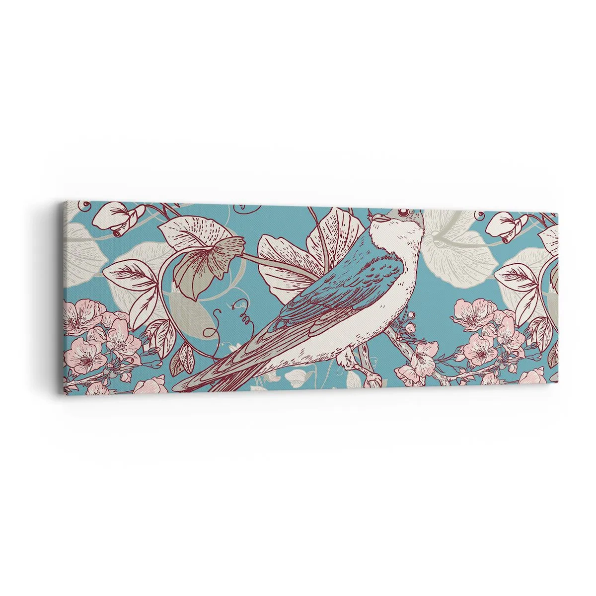 Vászonkép - A vörös és ezüst tűlevelűben - 90x30 cm