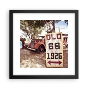 Poszter fehér keretben - Az amerikai tartomány legendája - 30x30 cm