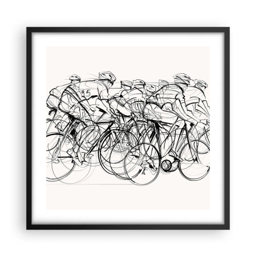 Poszter fehér keretben - Együtt, a csapatban - 50x50 cm