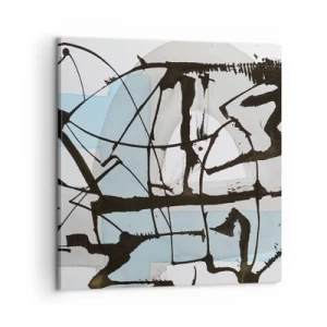 Vászonkép - Mindennek ellenére kék - 60x60 cm