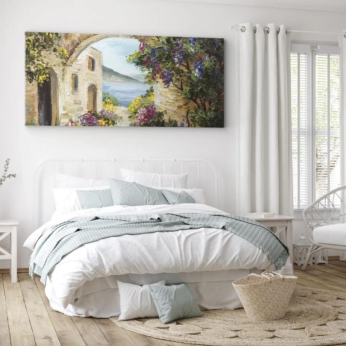 Vászonkép - Egy tengerparti vidék varázsa - 100x40 cm