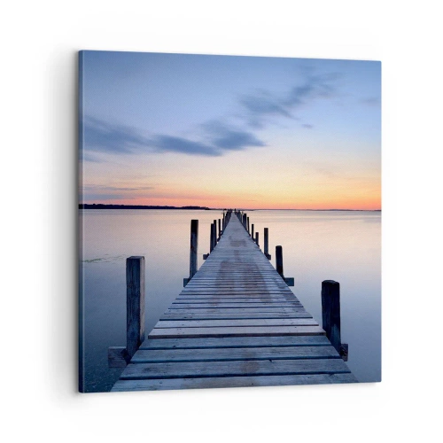 Vászonkép - A derűs szürkület nyugalma - 60x60 cm