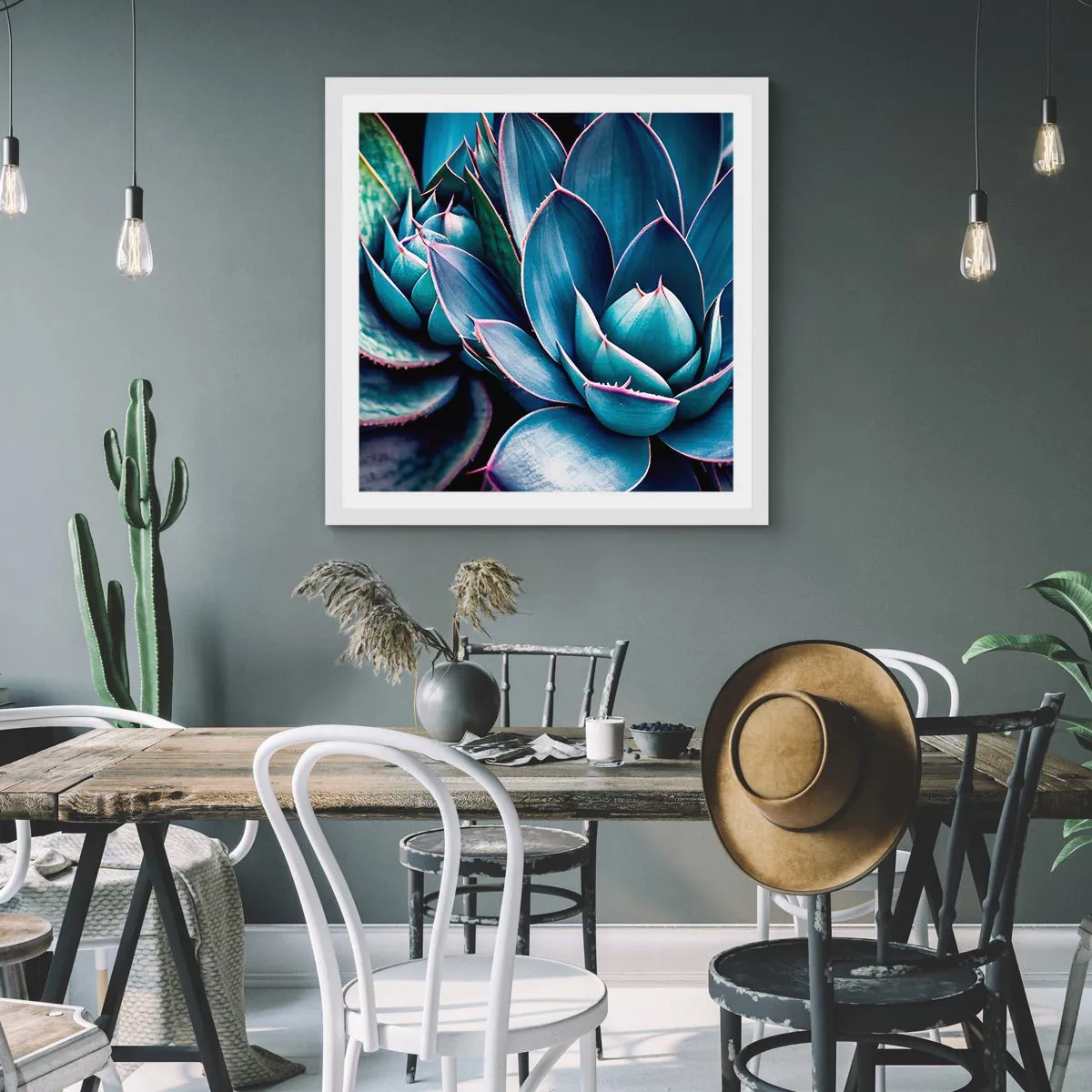 Poszter fekete keretben - Életerő - 50x50 cm