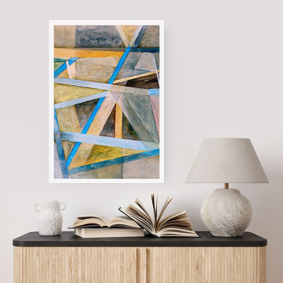 Poszter - Egyenesen vagy átlósan? - 61x91 cm