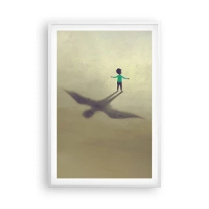 Poszter fekete keretben - A jövő hőse - 61x91 cm