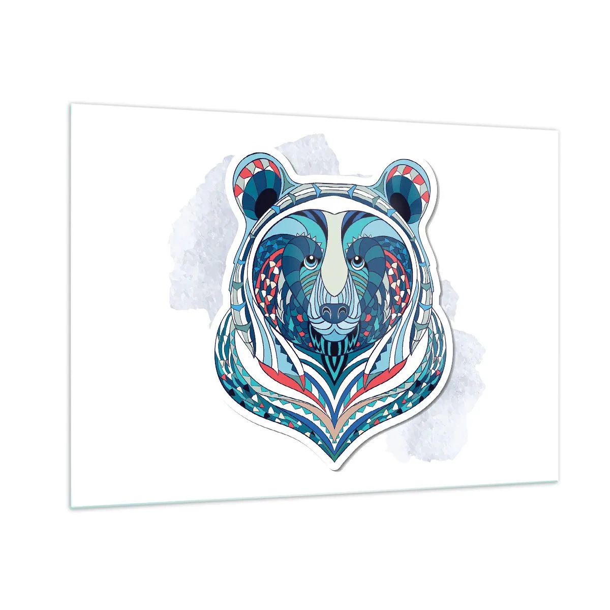 Üveg kép - Eviva Grenlandia! - 100x70 cm