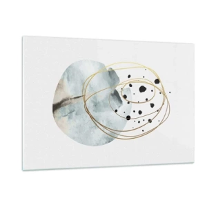 Üveg kép - Az ölelő térben - 120x80 cm