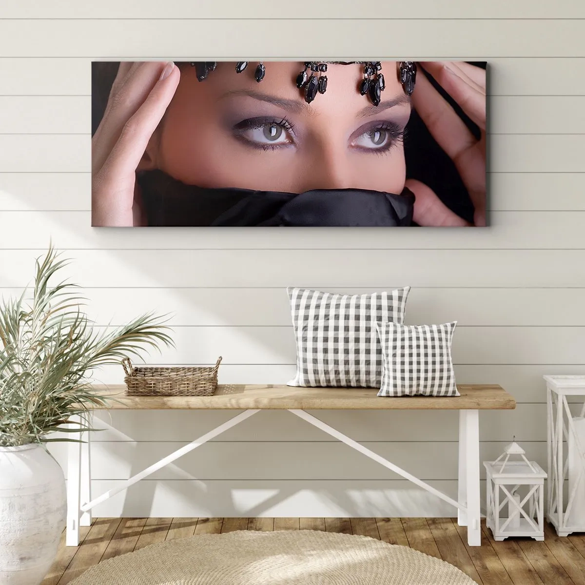 Vászonkép - Orientális csábító rejtély - 120x50 cm