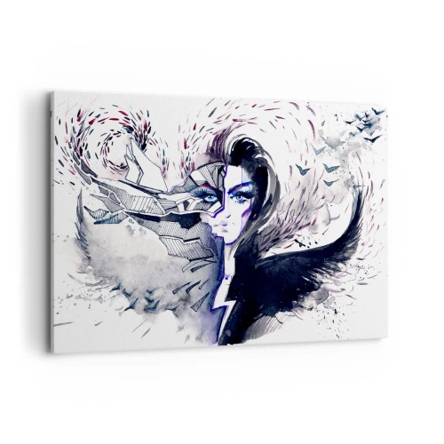 Vászonkép - Démoni és gyönyörű - 120x80 cm