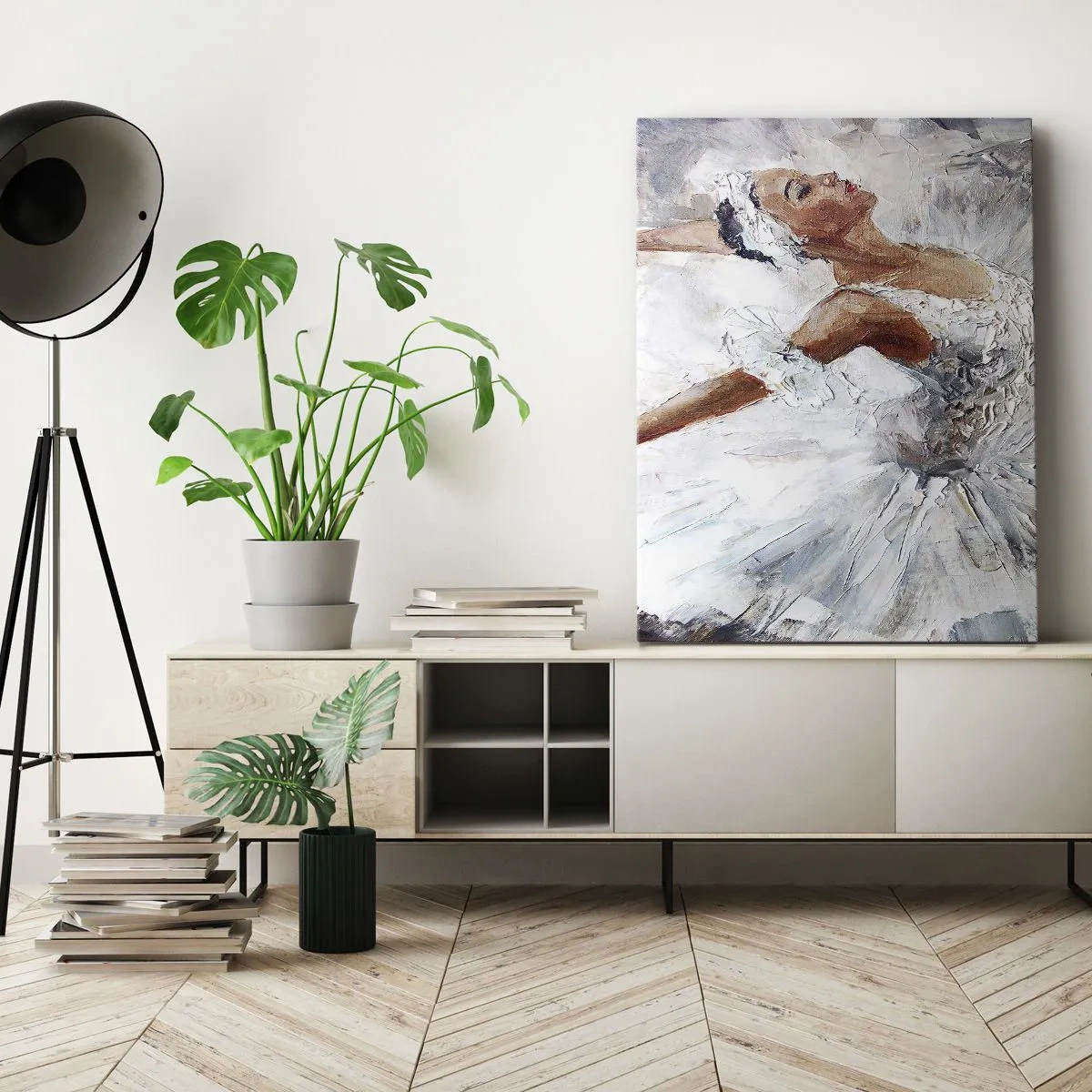 Vászonkép - Finom és könnyű, mint a tüll - 50x70 cm