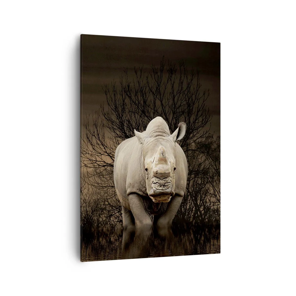 Vászonkép - Fehér a természet ellen - 70x100 cm