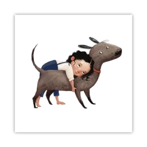 Poszter - Legjobb barátok - 40x40 cm