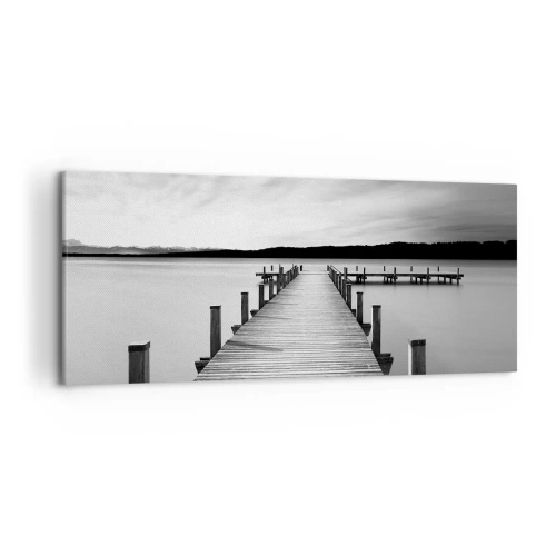 Vászonkép - A víznyelőnél - békében - 120x50 cm