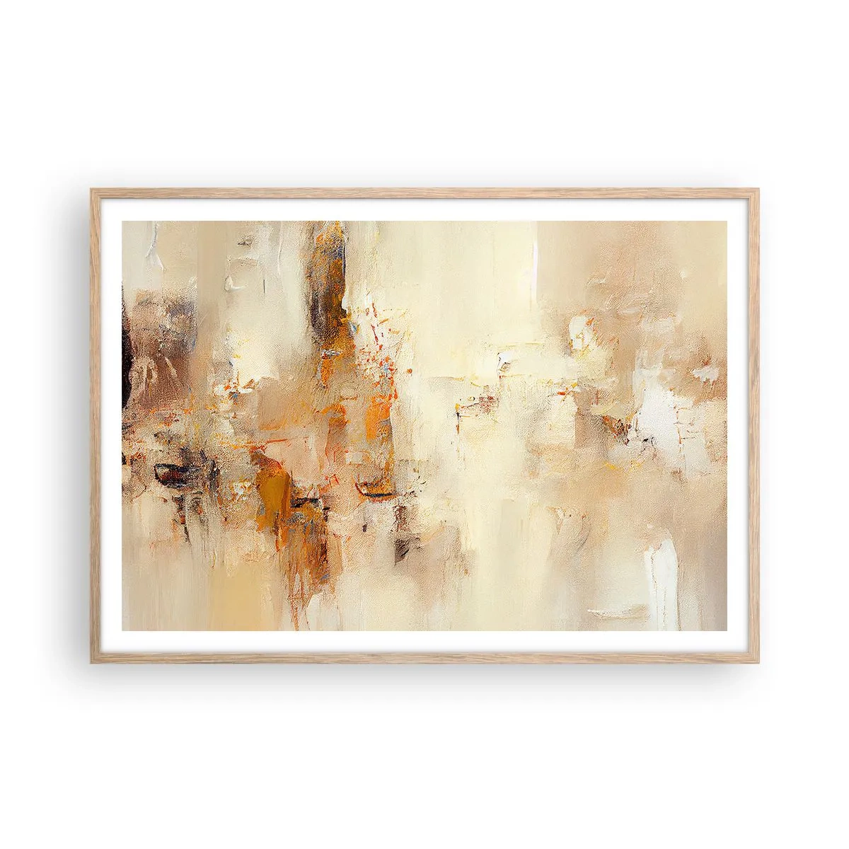 Poszter világos tölgy keretben - A borostyán lelke - 100x70 cm