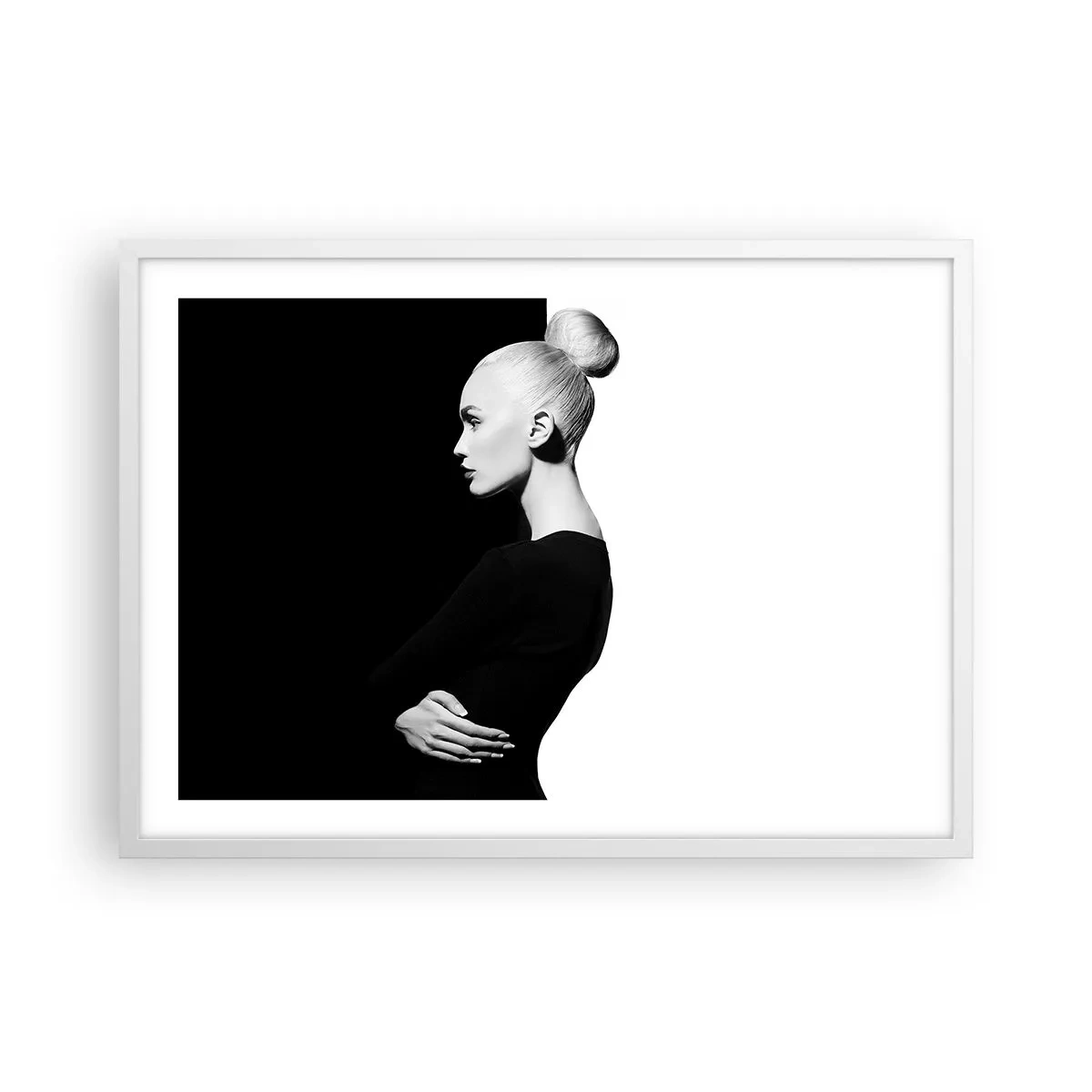Poszter fekete keretben - Egyszerűen egy nő - 70x50 cm