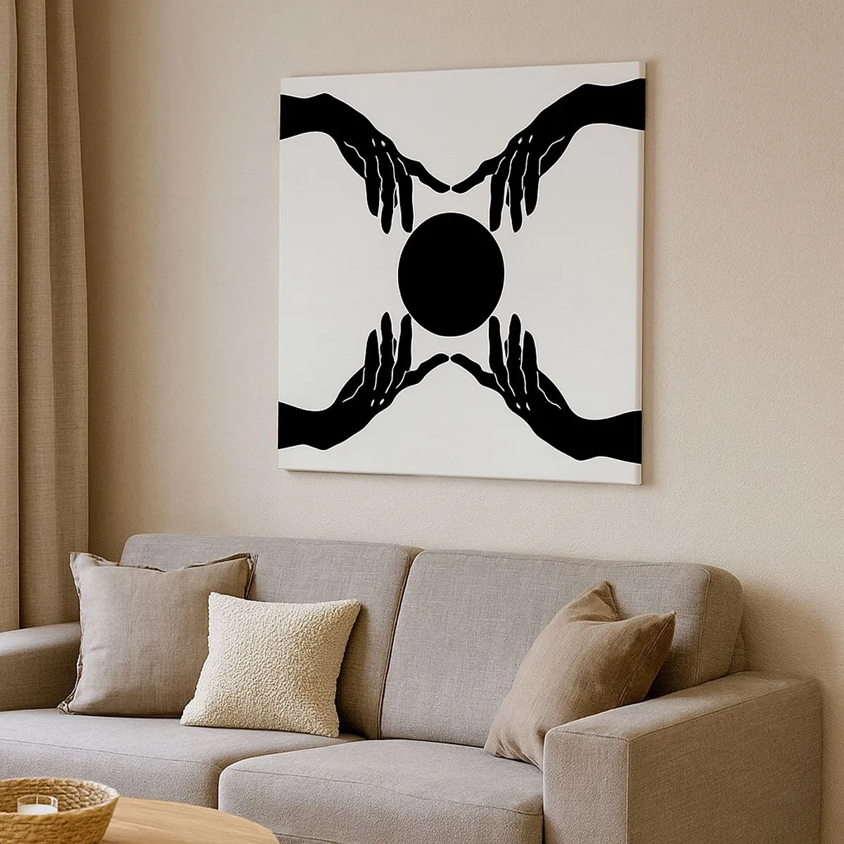 Vászonkép - Egy titkos jel - 30x30 cm