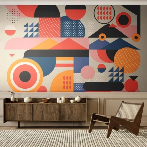 Fotótapéta Premium Canvas - Összetétel: játszadozzunk - Absztrakció, Vektor, Modern - 300x210 cm