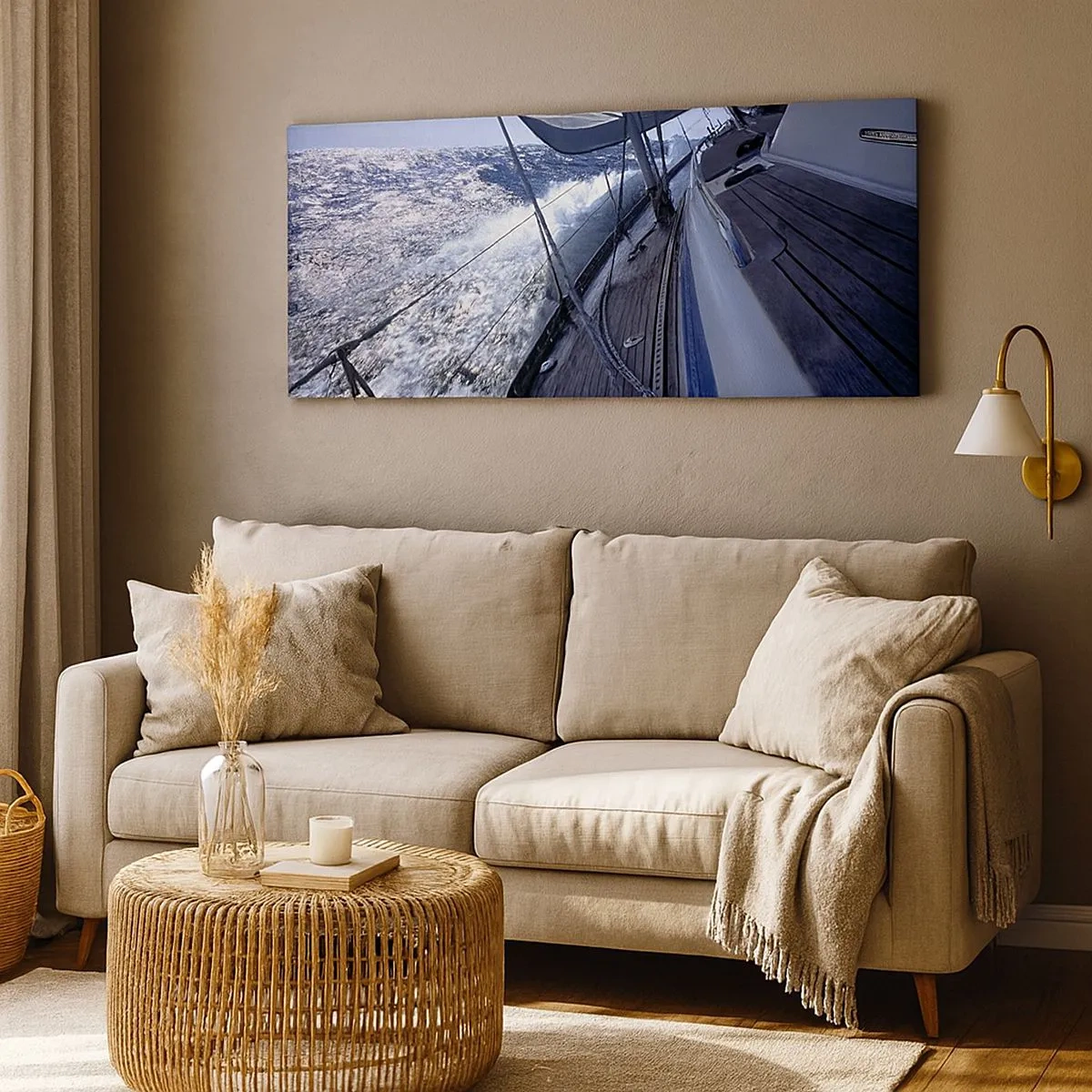 Vászonkép - Tudom, mit jelent madárnak lenni - 100x40 cm