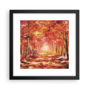 Poszter fehér keretben - Rézerdő - 30x30 cm