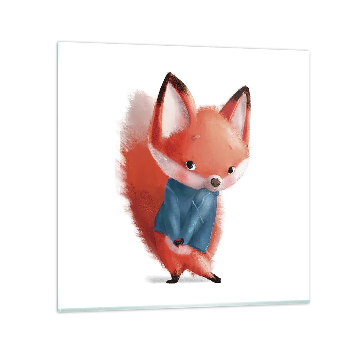 Üveg kép - Jó áll rajtam? - 70x70 cm