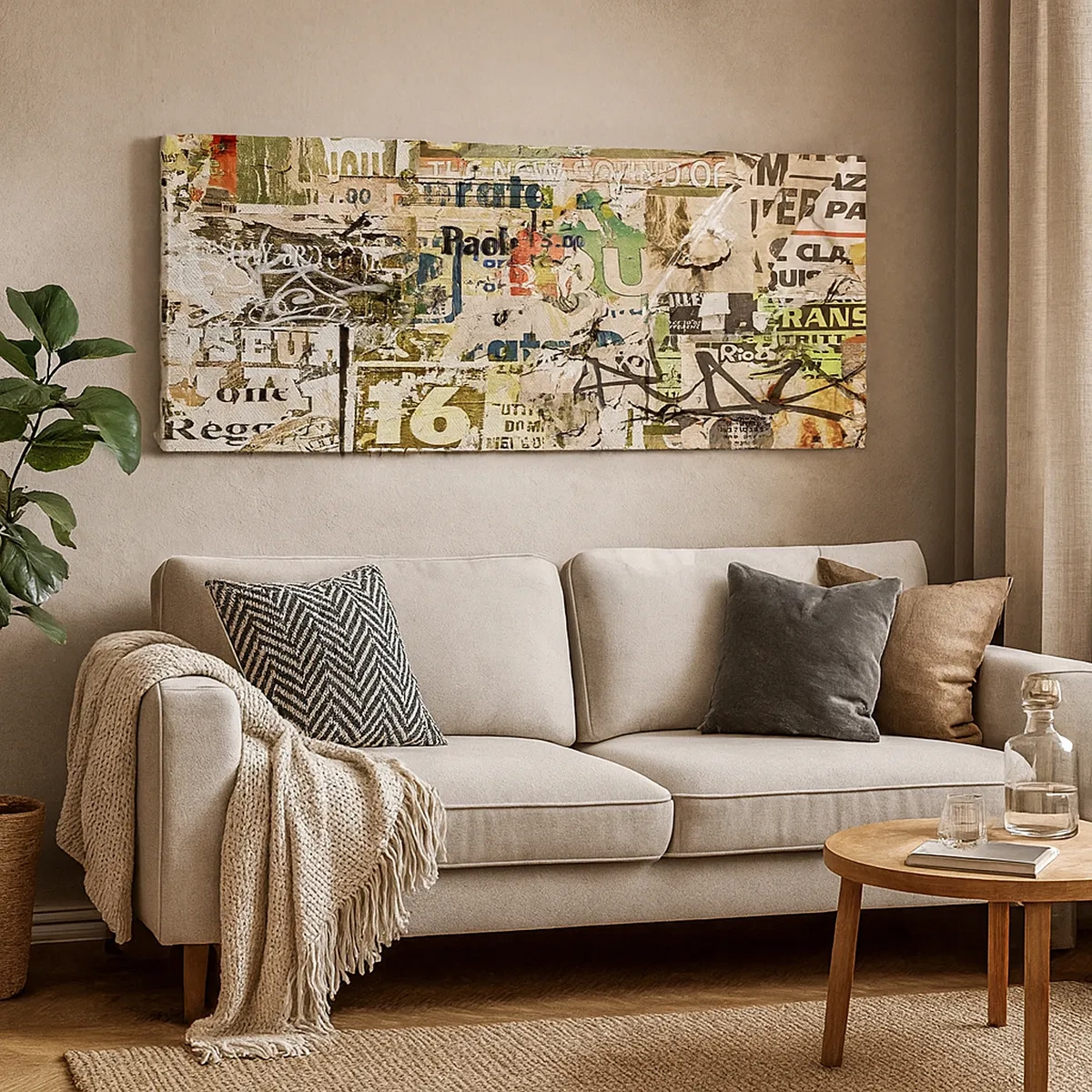 Vászonkép - Ej, történik… - 30x30 cm