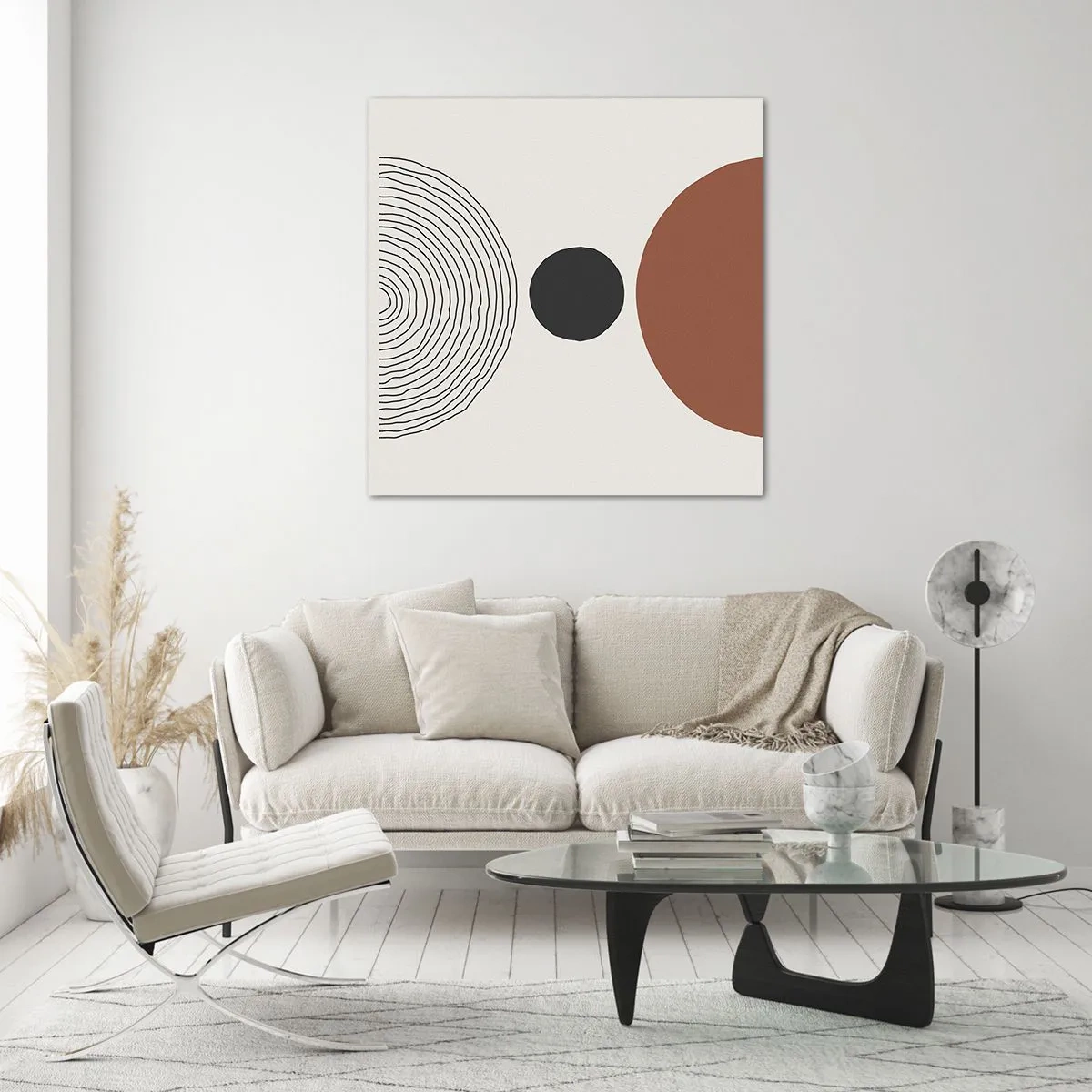 Üveg kép - A figyelem középpontjában - 60x60 cm