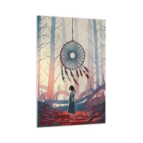 Üveg kép - A boldogság titkos rituáléja - 70x100 cm