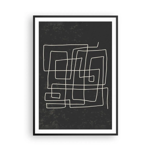 Poszter fehér keretben - Nem olyan egyszerű - 70x100 cm