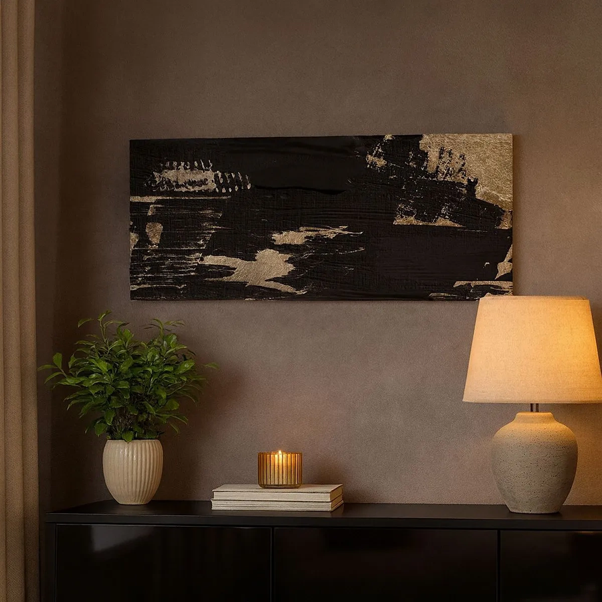 Vászonkép - Az érintés nyoma - 100x40 cm