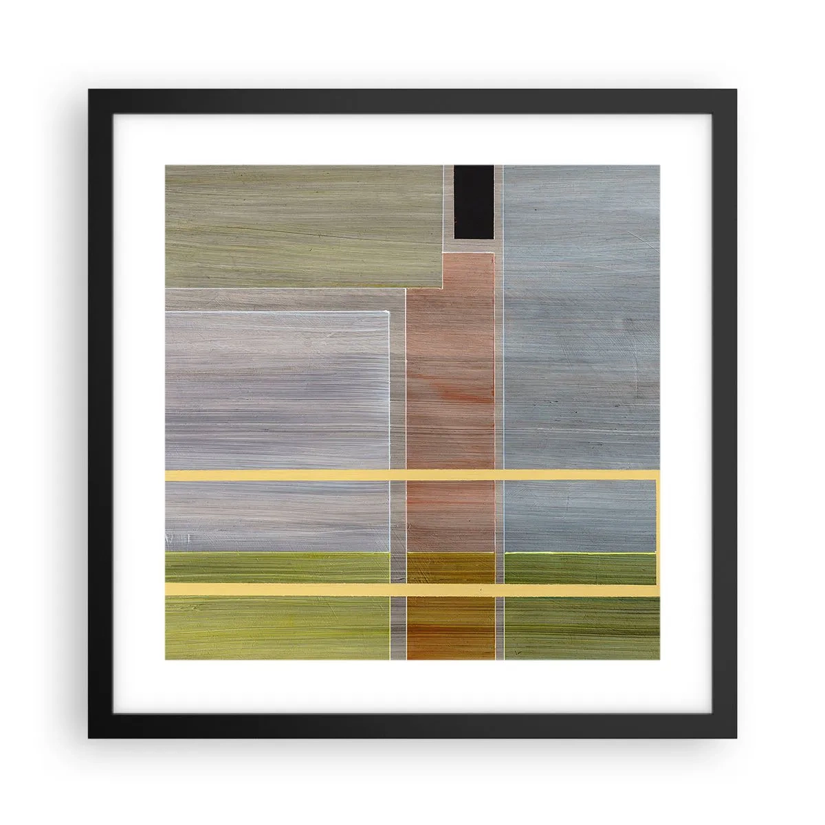 Poszter fehér keretben - Egyszerűen és nyugodtan - 40x40 cm