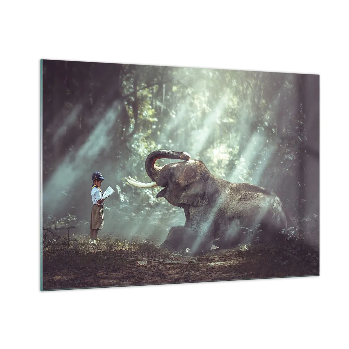 Üveg kép - Ezt hallgasd meg… - 100x70 cm