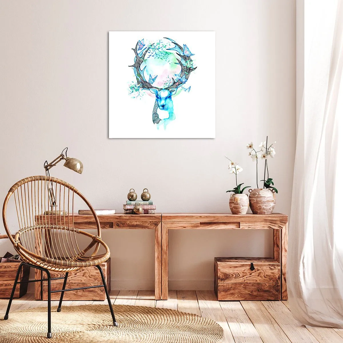 Vászonkép - A természet ereje és gyengédsége - 40x40 cm