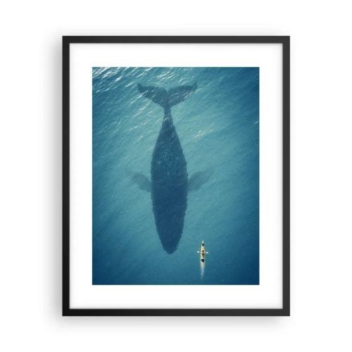 Poszter fehér keretben - Találkozás az óceánon - 40x50 cm