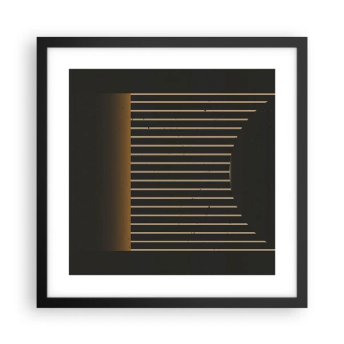 Poszter fehér keretben - Fedezze fel a sötétséget - 40x40 cm