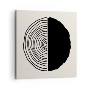 Vászonkép - Fele fele - 60x60 cm