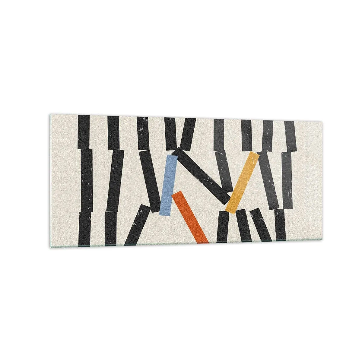 Üveg kép - Dominó - kompozíció - 120x50 cm