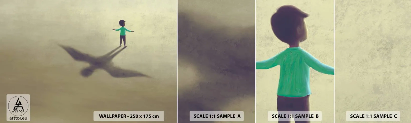 Fotótapéta Minta Standard Eco - A jövő hőse - Absztrakció, Fantázia, Darab - 100x30 cm