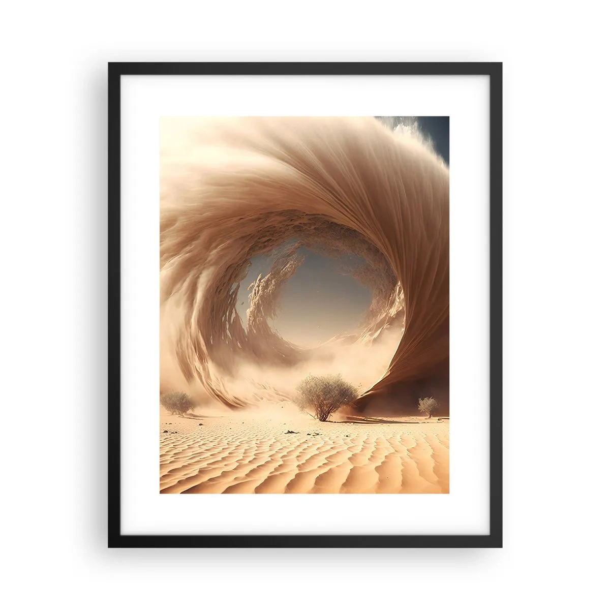 Poszter fehér keretben - Megnyílt portált - 40x50 cm