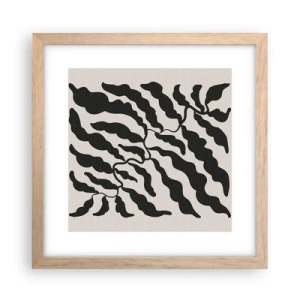 Poszter világos tölgy keretben - A tér természete - 30x30 cm