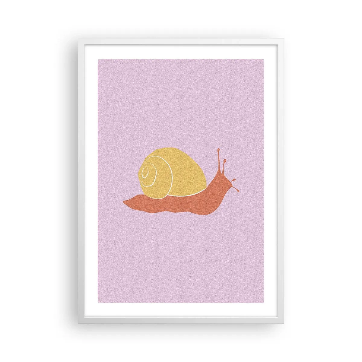 Poszter fekete keretben - Nem kell sietni - 50x70 cm