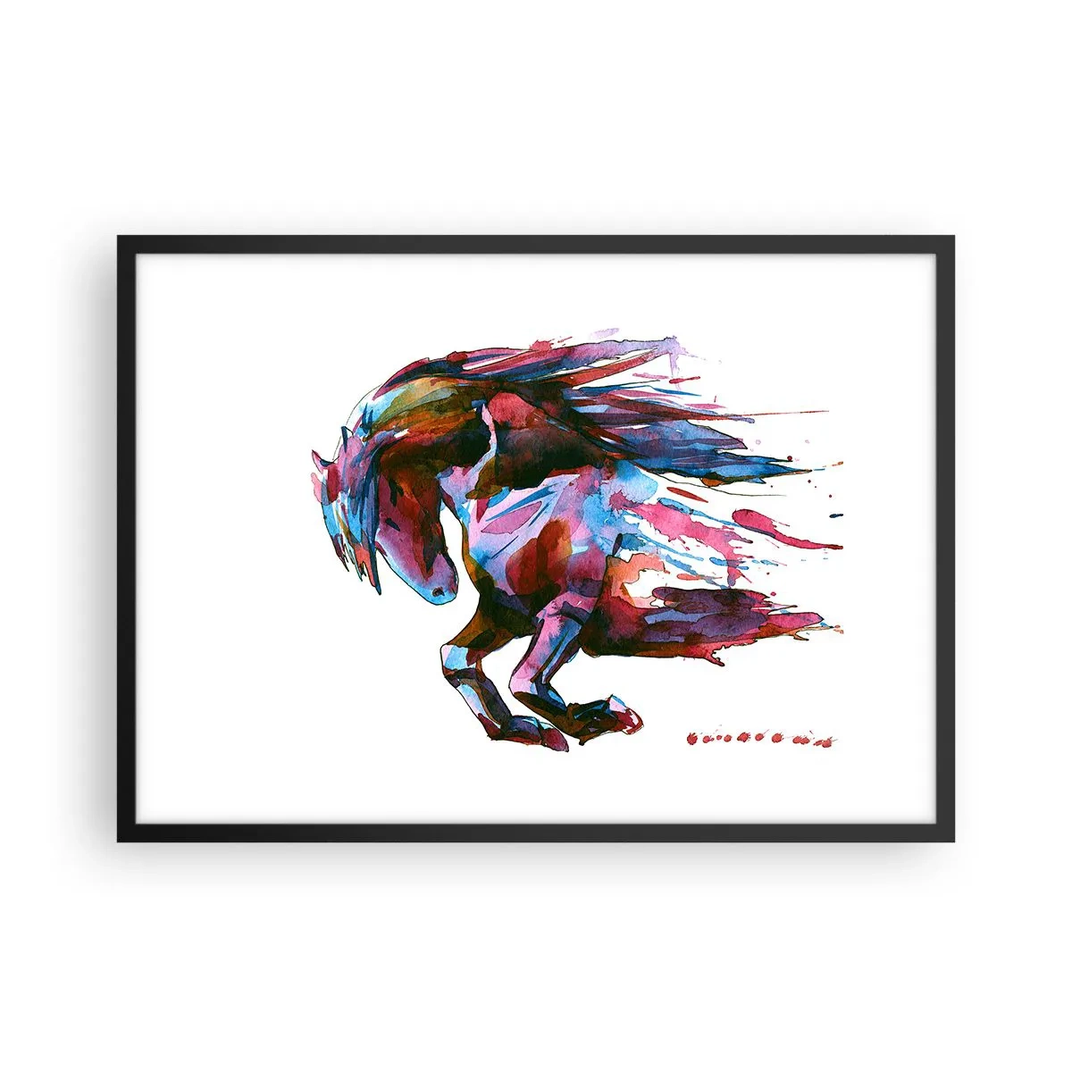 Poszter fehér keretben - Az elragadtatásban - 70x50 cm