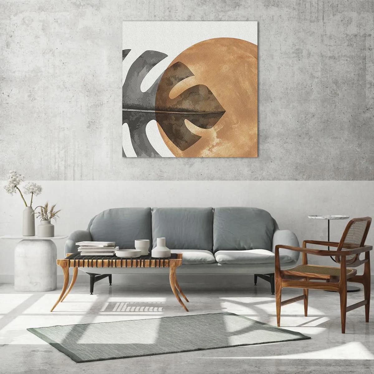 Üveg kép - Mindig a nap - 30x30 cm