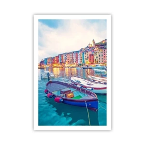 Poszter - Színes este a kikötőben - 61x91 cm