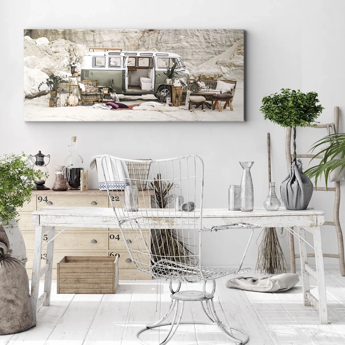 Vászonkép - Ideje elkezdeni az utazást - 90x30 cm