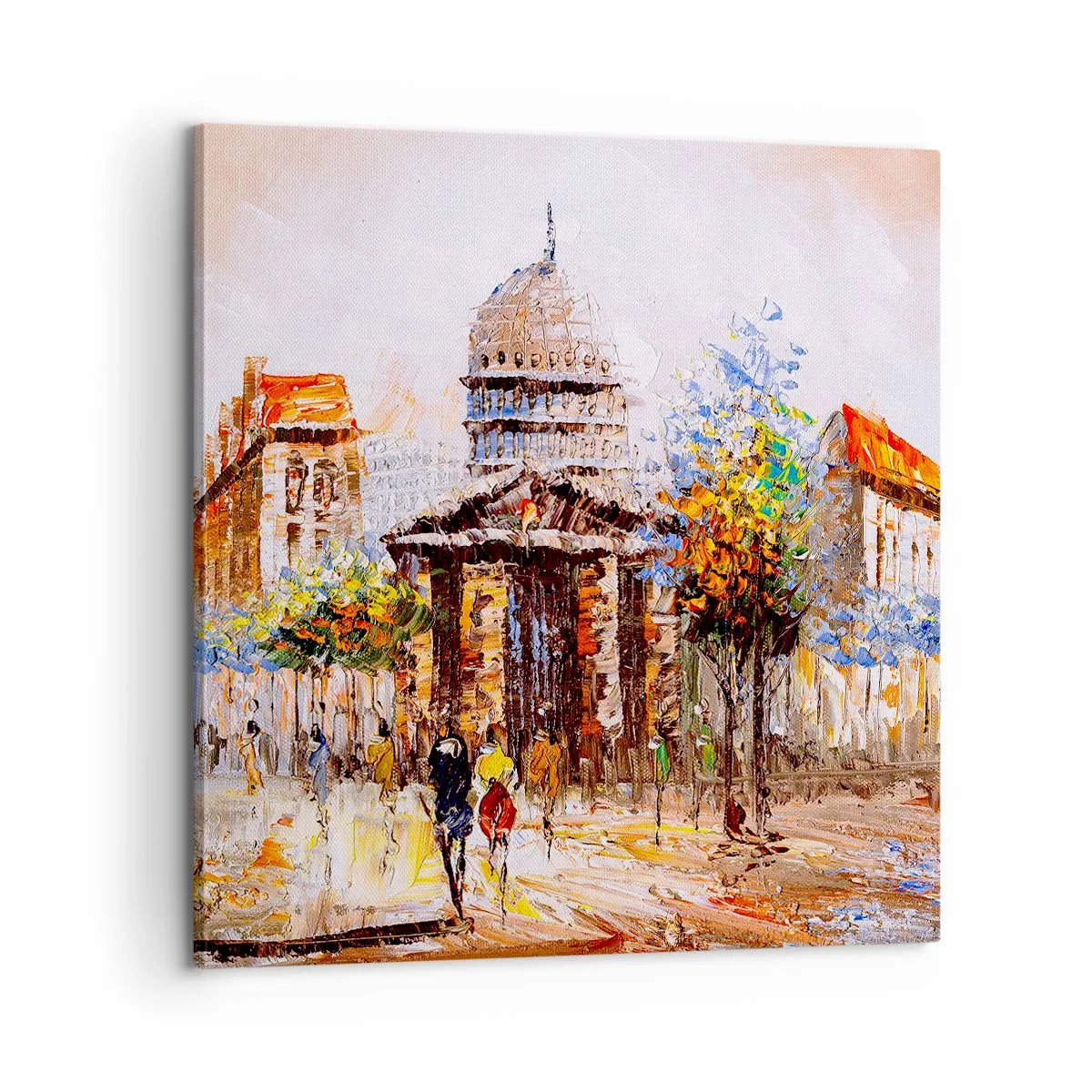 Vászonkép - Párizsi séta - 60x60 cm