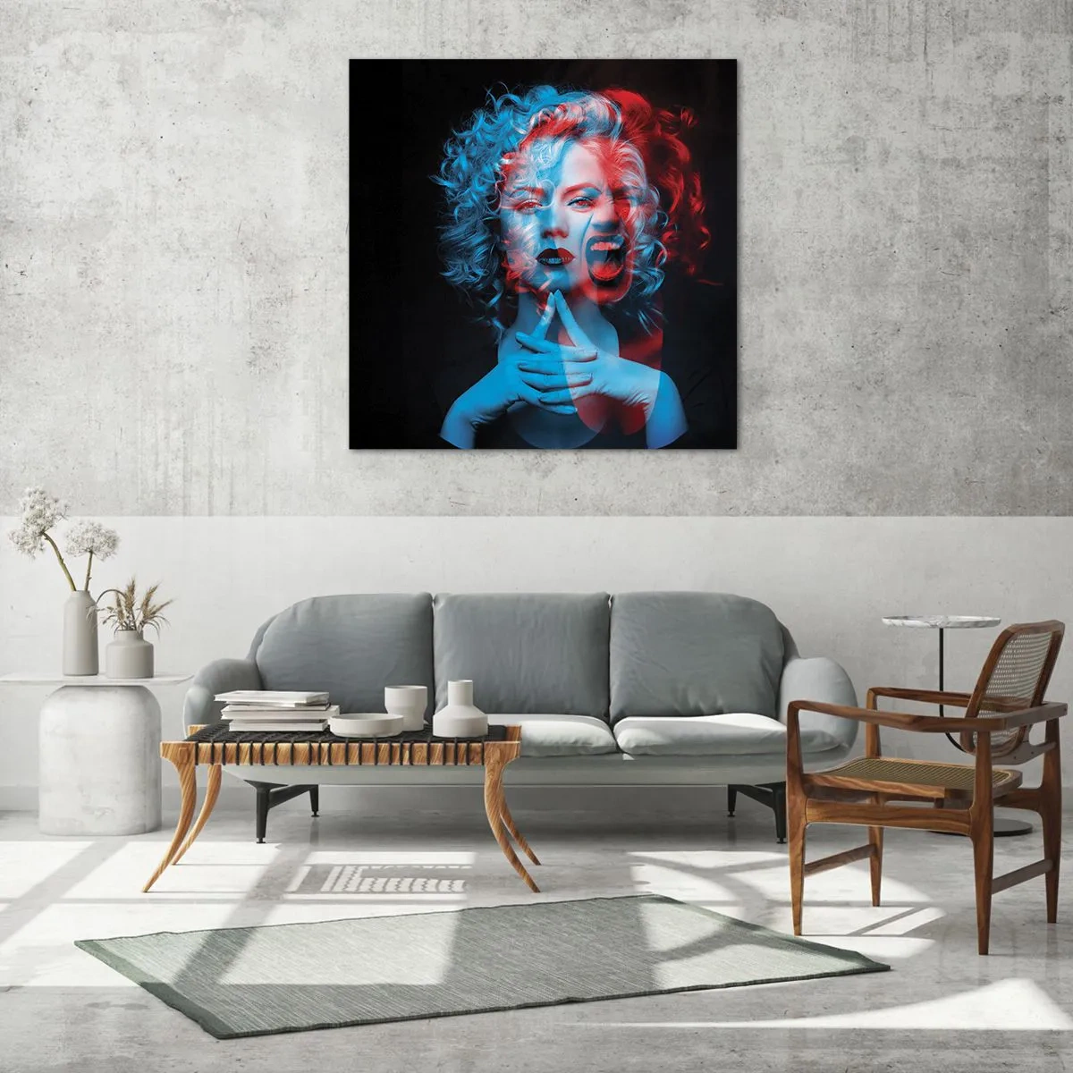 Üveg kép - Alterego - 70x70 cm